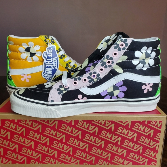 Vans Sk8-Hi 38 Dx Anaheim Factory Psychedelic Floral Men Size 13
